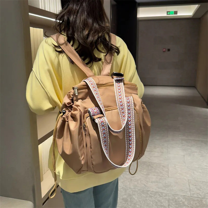 Ins Fashion Multifunctional Large Capacity Waterproof Backpack for Women