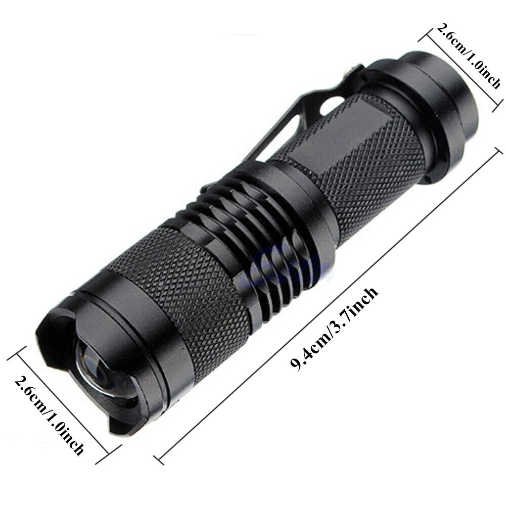 Ultra Bright UV Flashlight 395nm Mini Blacklight Inspection Torch