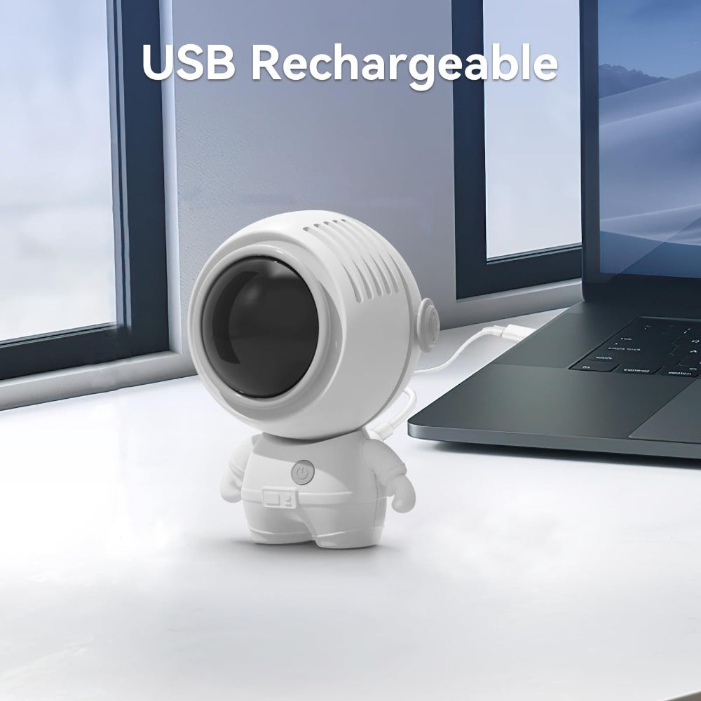Portable Neck Fan with Hands-Free Cooling & Rechargeable Battery