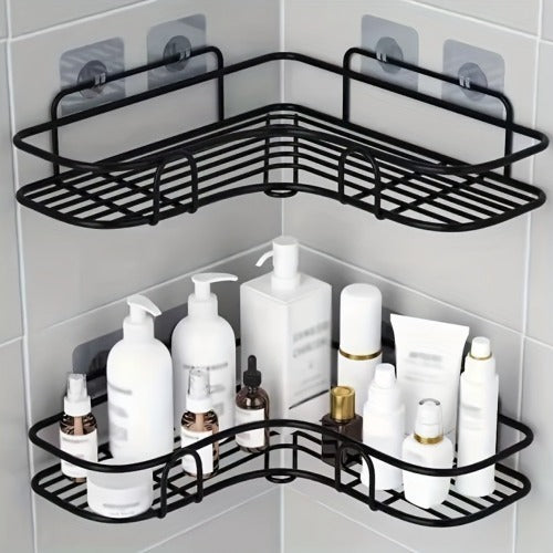Premium Wall Mounted Bathroom Shelf Triangle Shower Caddy Rack