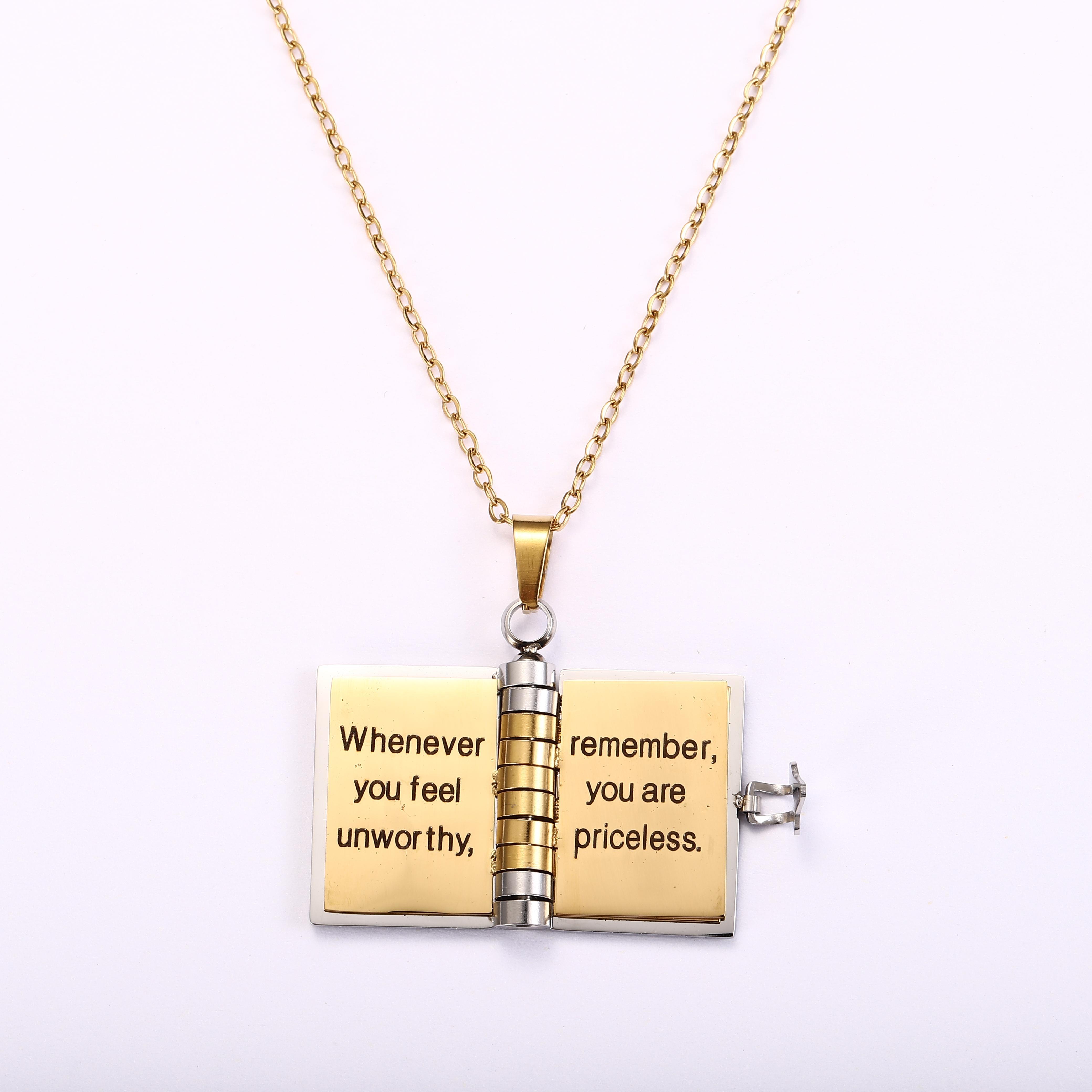 Luxury My Little Star Book Necklace Meaningful Gift Jewelry