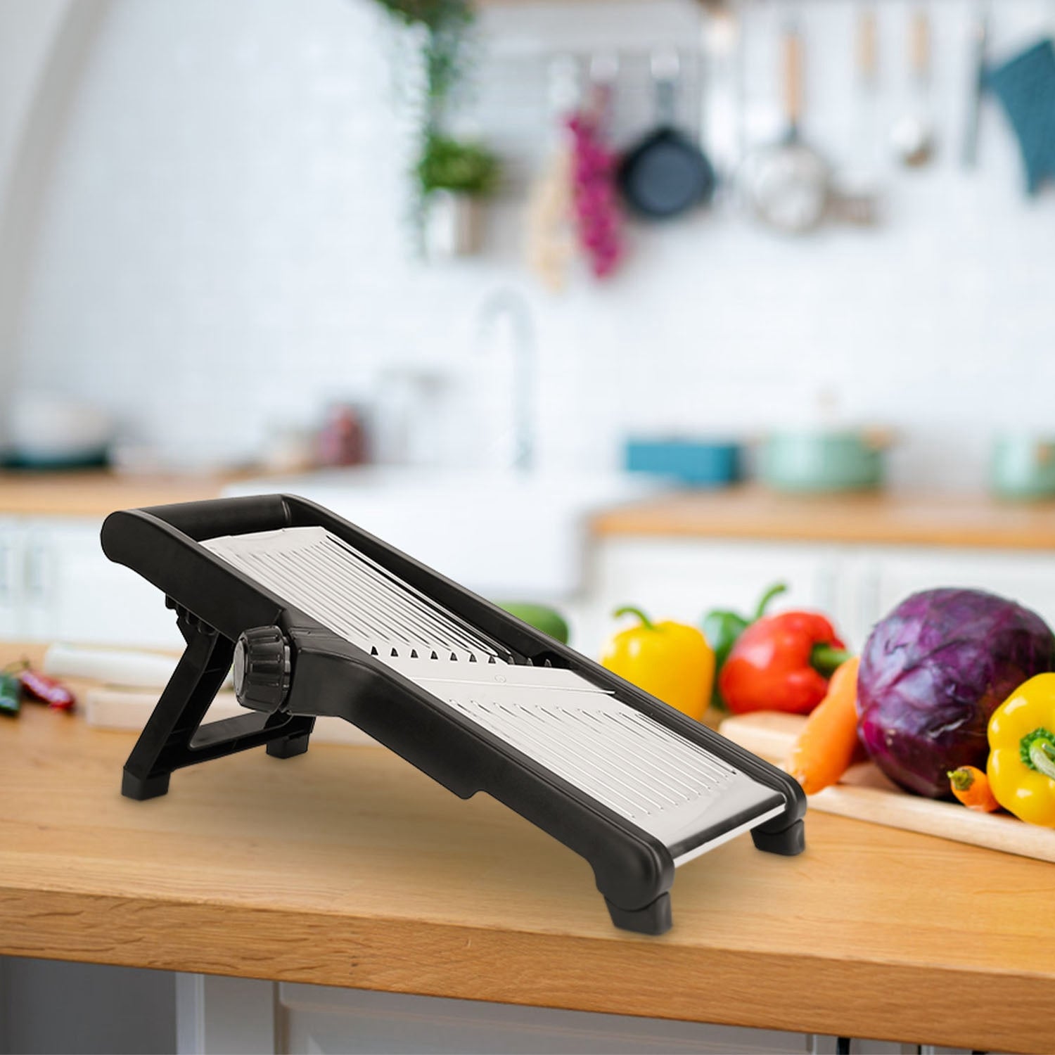 Mandoline Food Slicer Adjustable Stainless Steel Vegetable Cutter