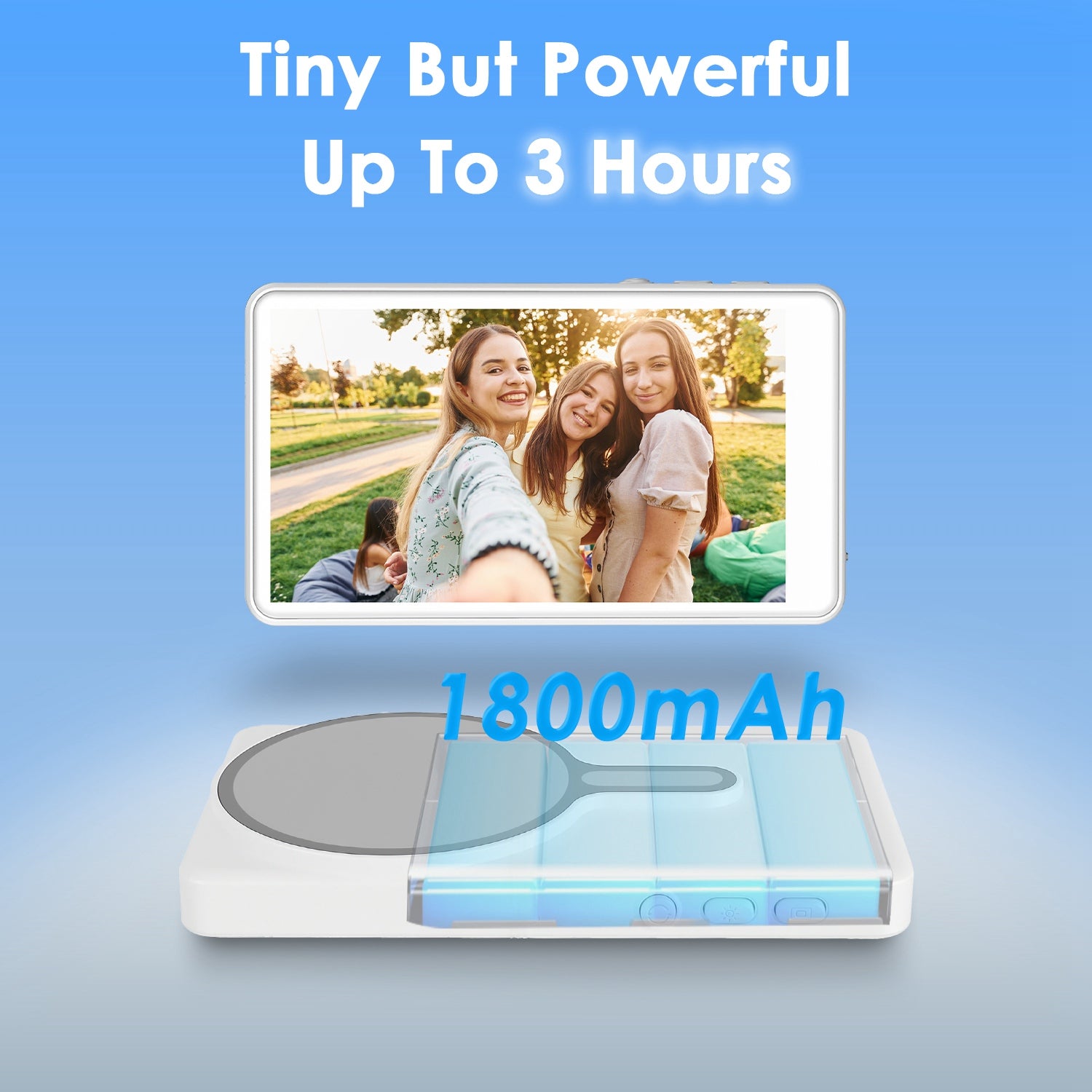 Wireless Selfie Monitor Screen Magnetic Vlog Display Remote