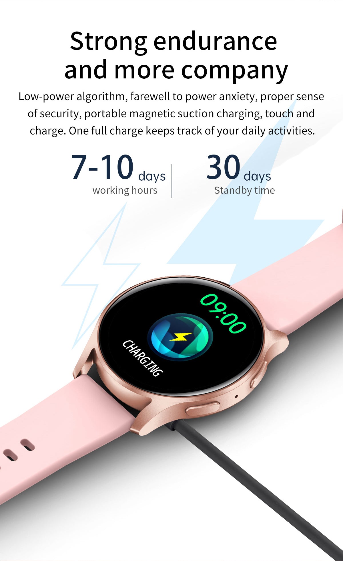 Trendy Smart Watch With Calling Fitness Tracker Touch Display