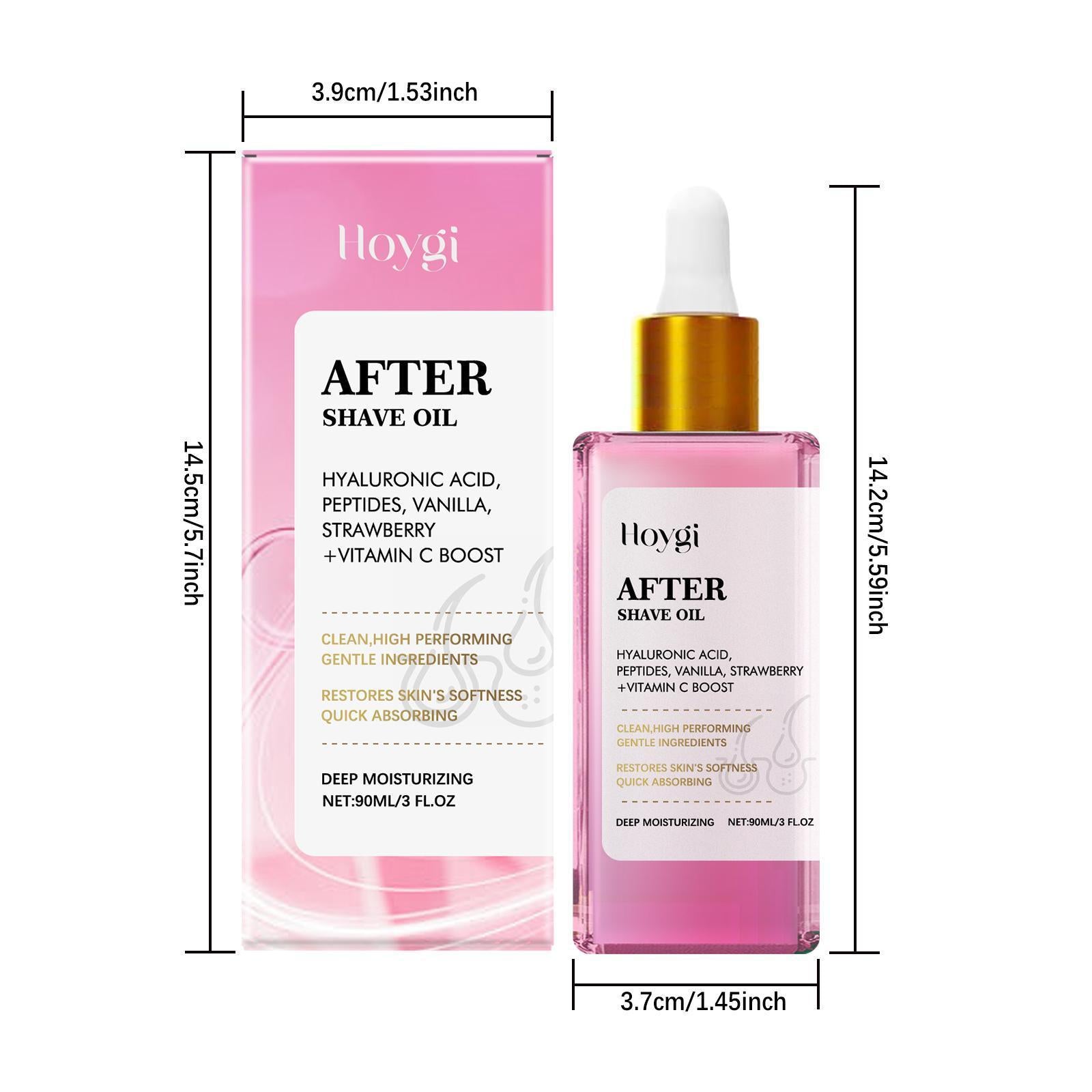 Hoij Strawberry Aftershave Oil for Soothing & Daily Moisture