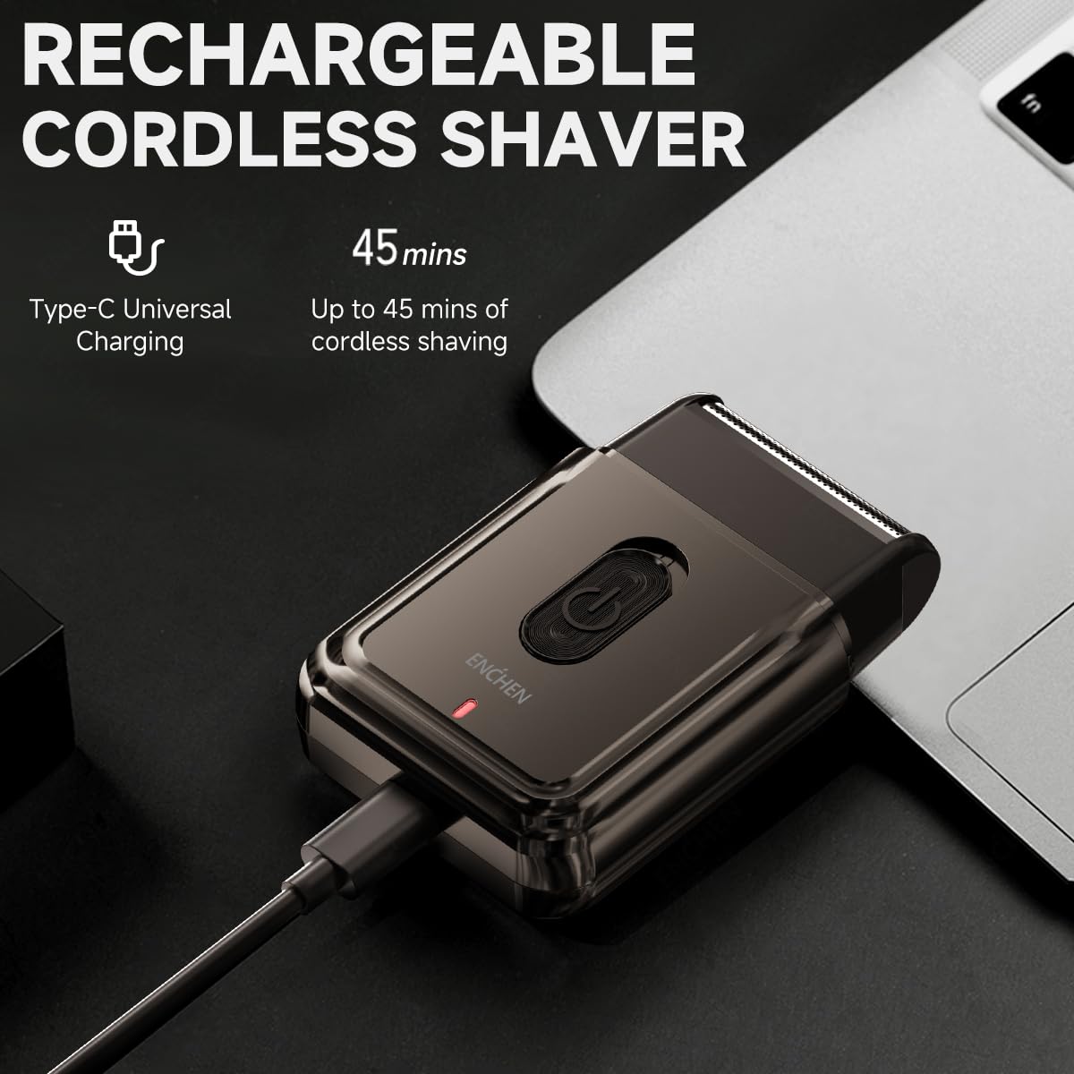 Premium Electric Shaver Portable Mini Razor Type C Fast