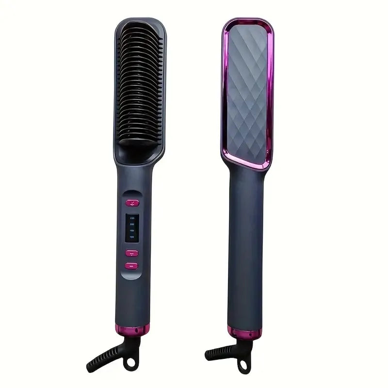 Ionic Hair Straightening Brush with 30 Temp Settings