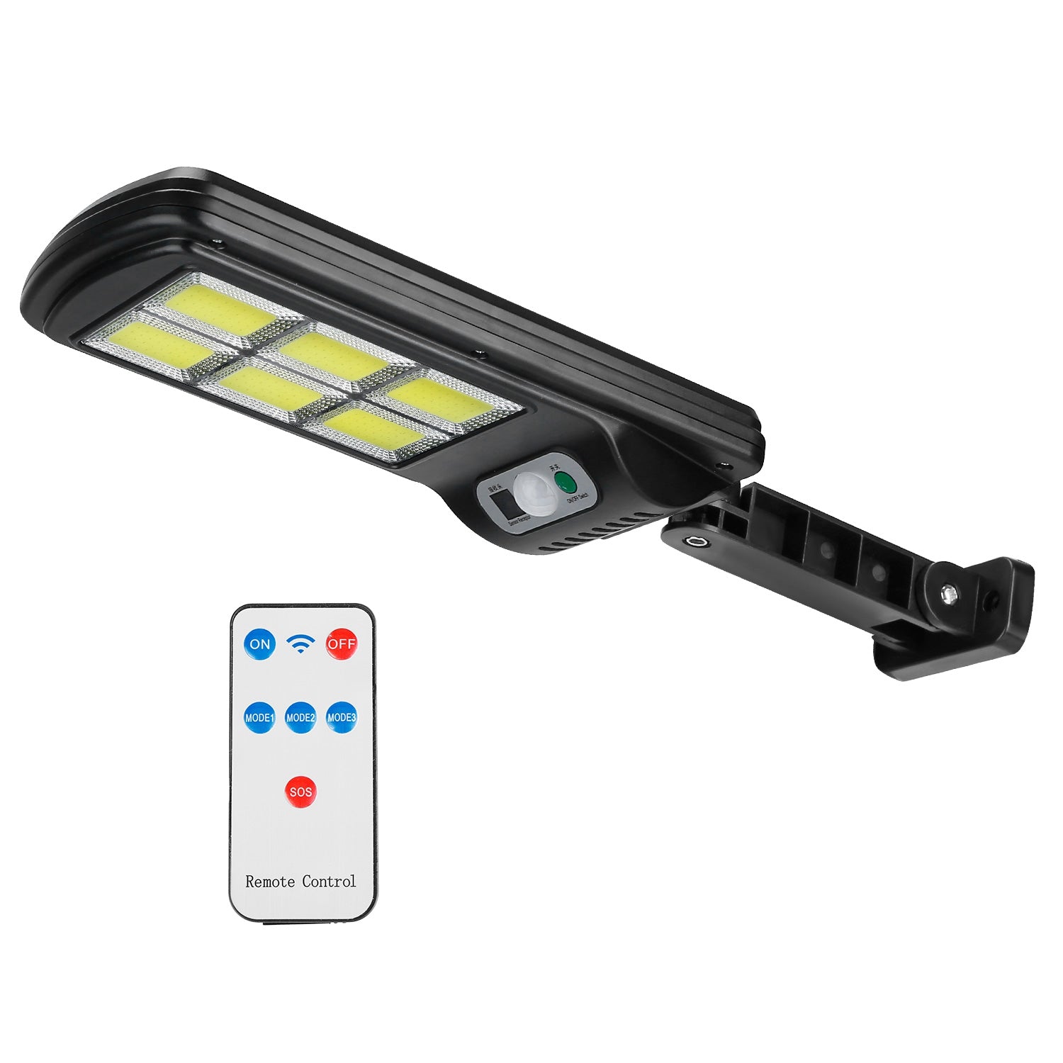 Ultra Bright Solar Motion Sensor Wall Light Remote Control LED