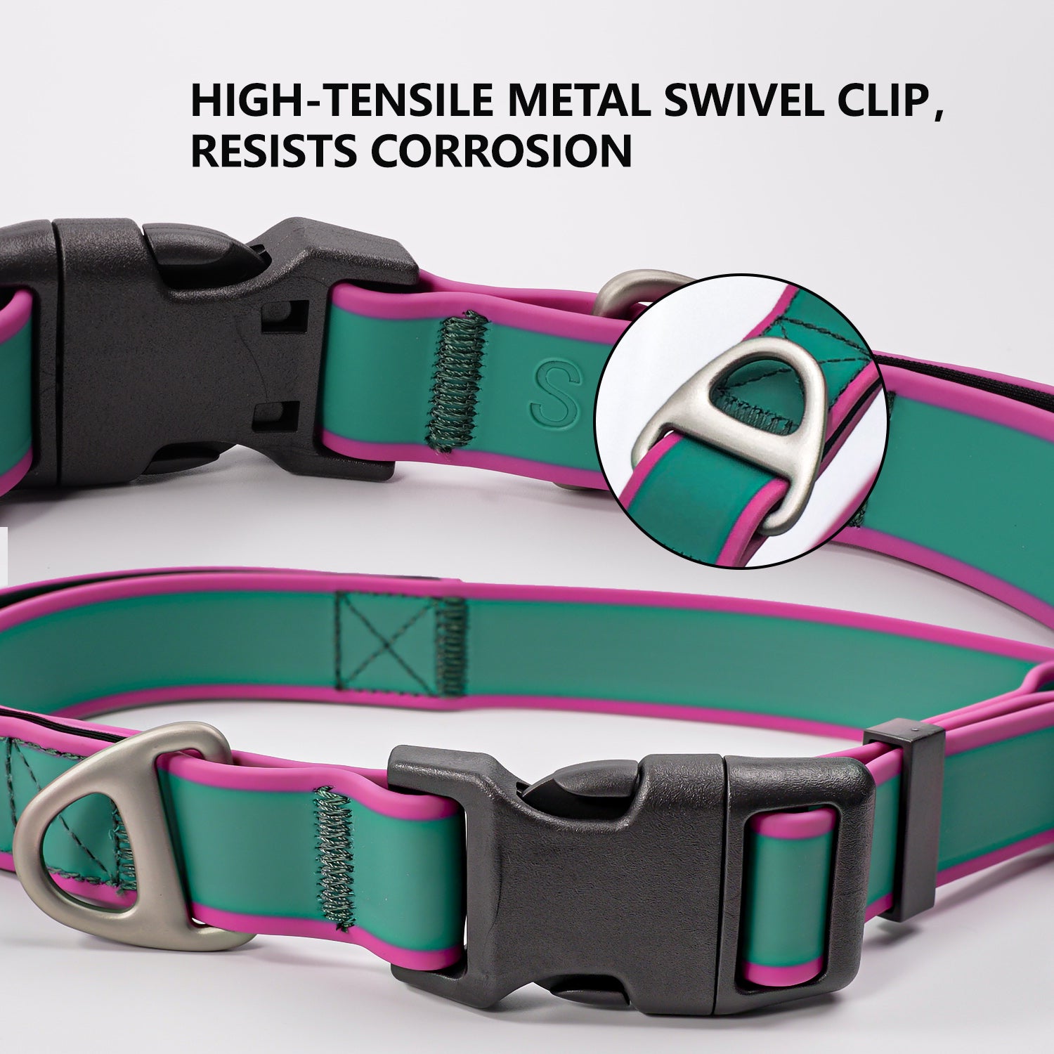 Premium Tactical Dog Collar Adjustable Durable Control Training