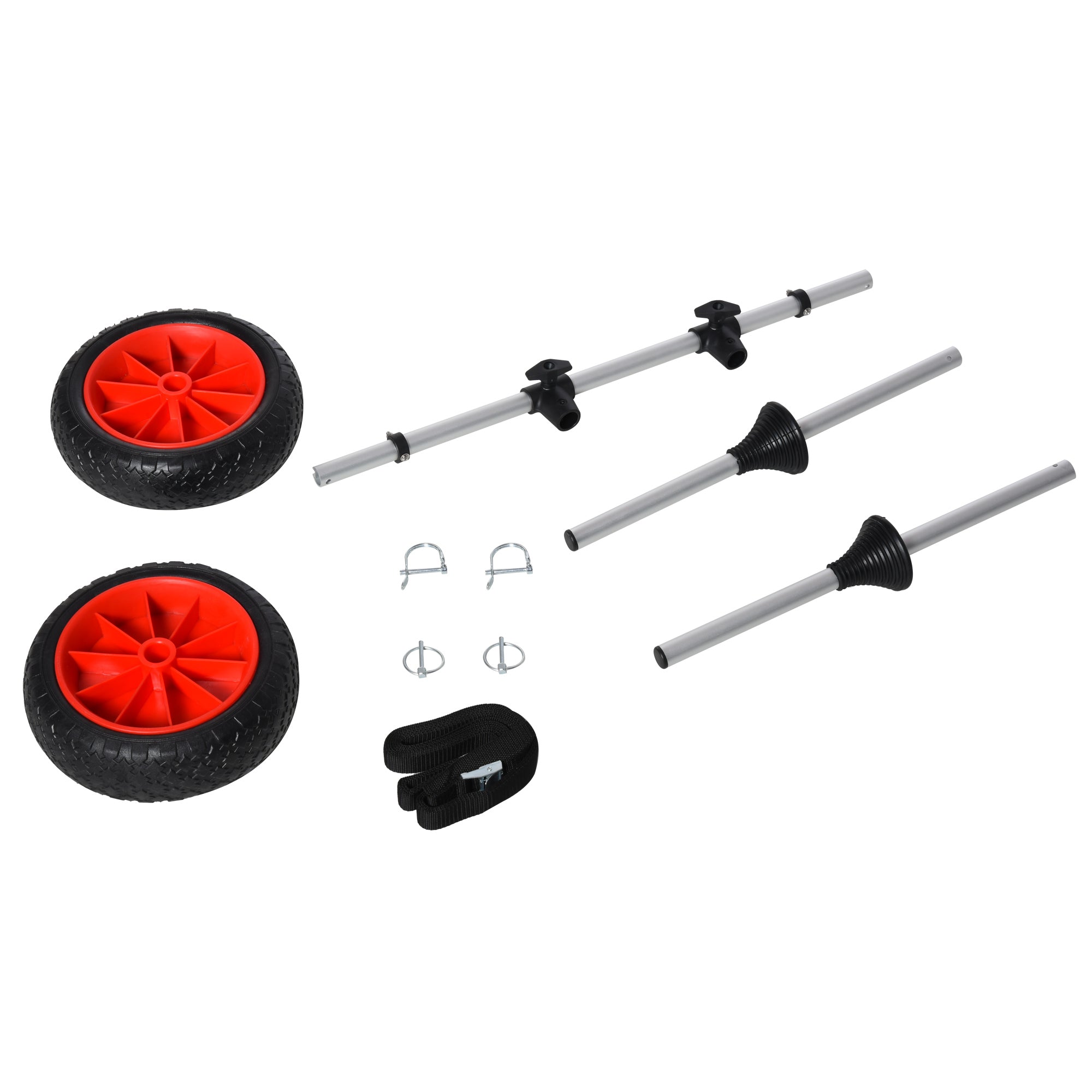 Heavy Duty Kayak Cart Trolley with Adjustable Frame & Wheels