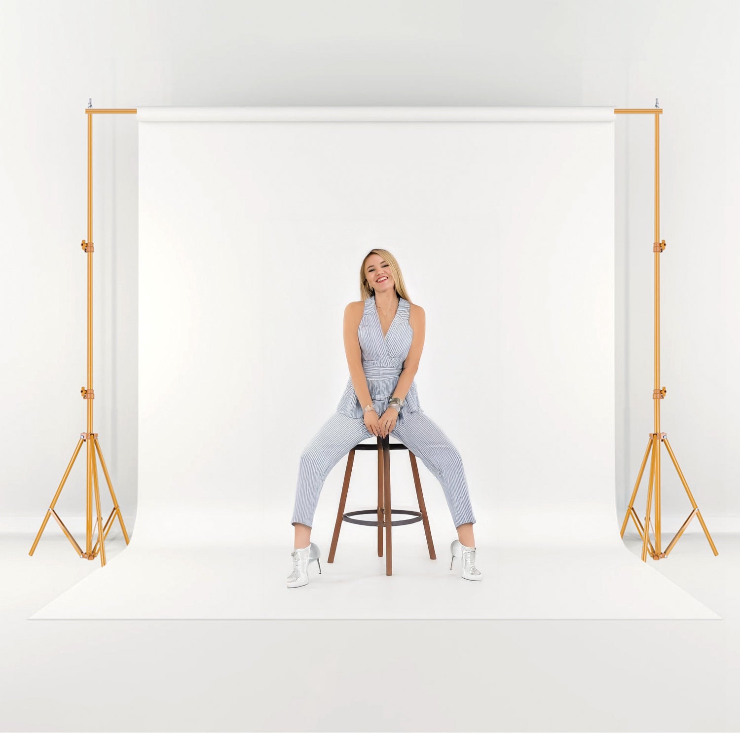 Adjustable Photography Backdrop Stand 10ft Support System