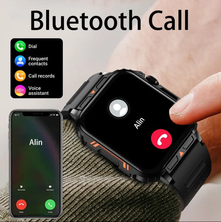 L81 Outdoor Smartwatch with BT Call Big Battery Fitness Tracker For Men