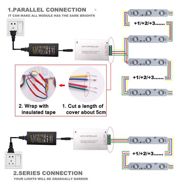 Ultra Bright LED Module Lens Kit High Efficiency Sign Lighting