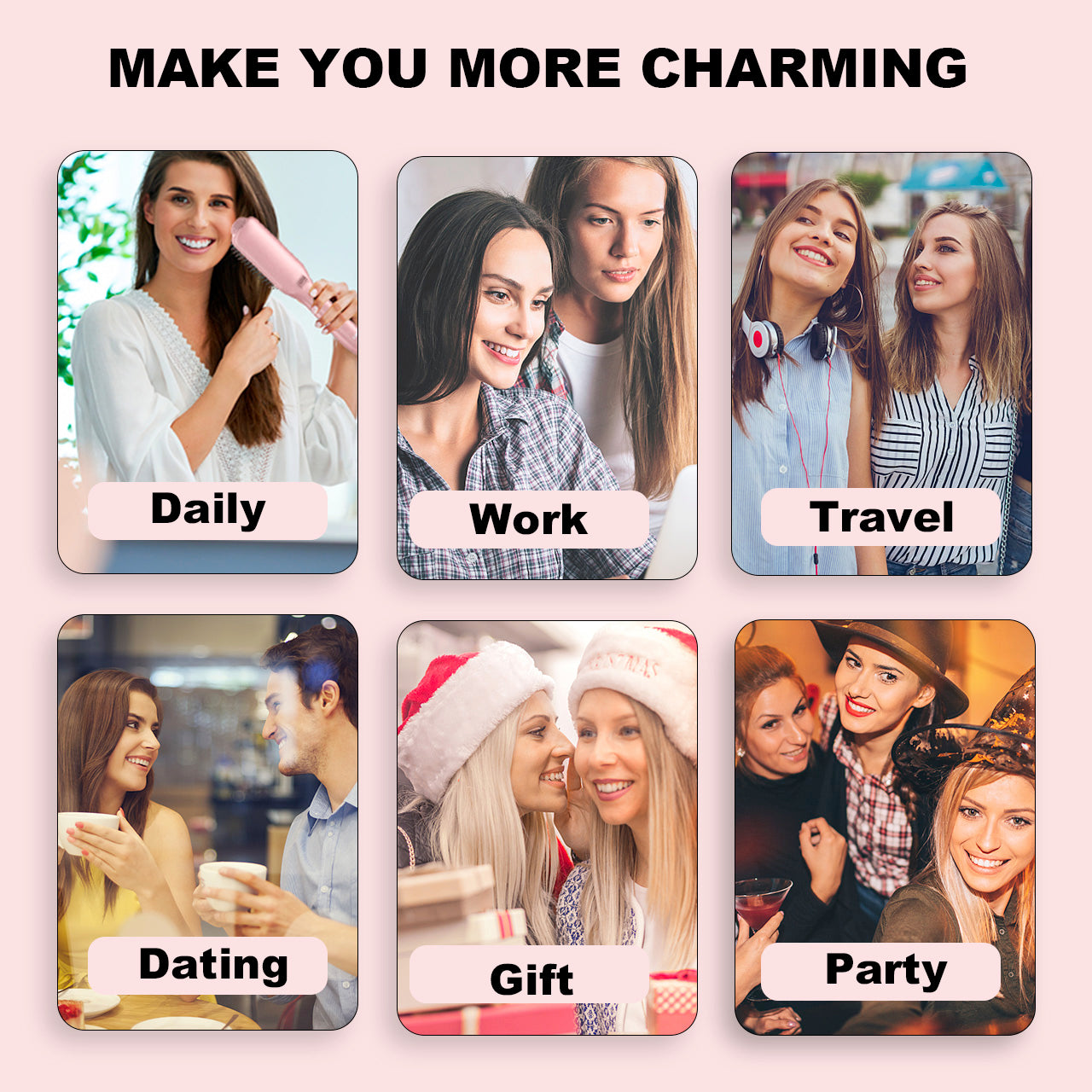 Straight Hair Comb Portable Styling Tool for Smooth Daily Hair Care