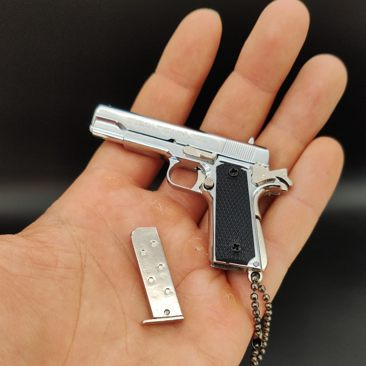 Mini Colt M1911 Pistol Keychain Replica