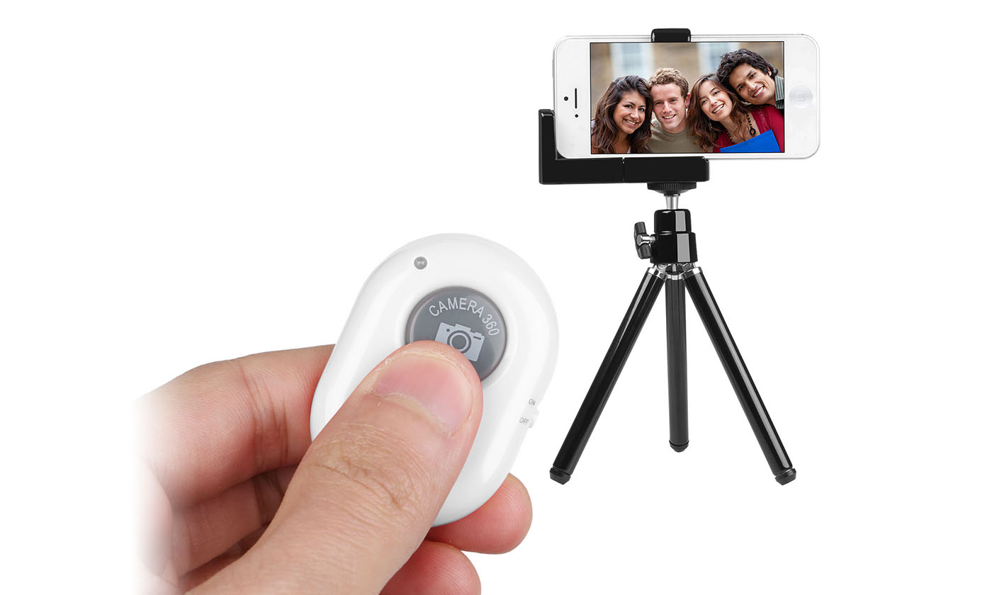 Wireless Shutter Remote for Android and iOS Camera Control