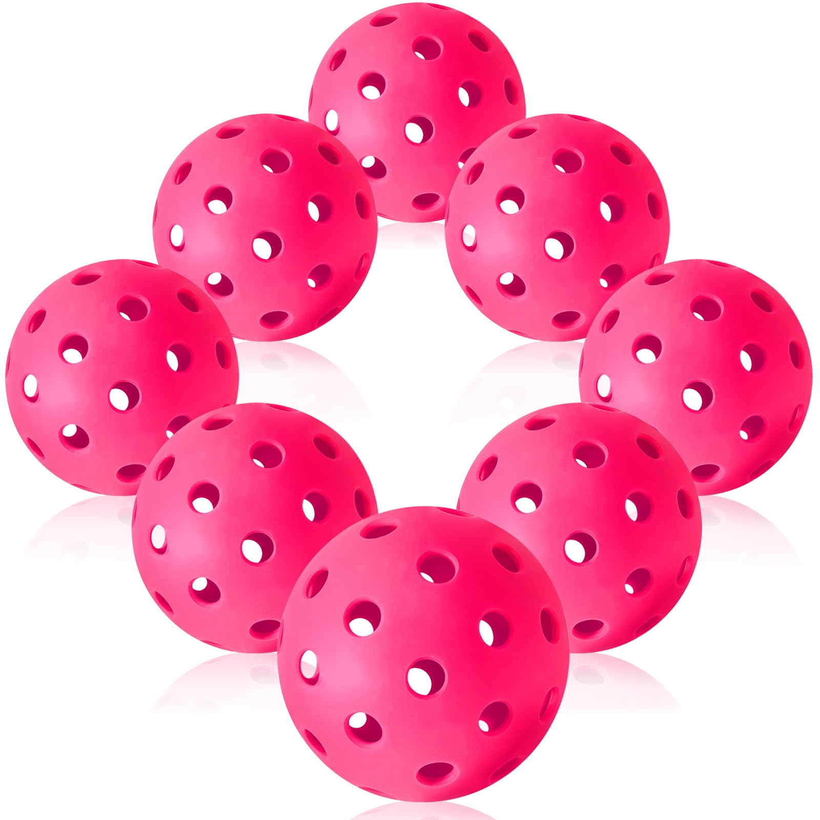Outdoor Pickleball Balls 40 Holes Durable USAPA Approved Set