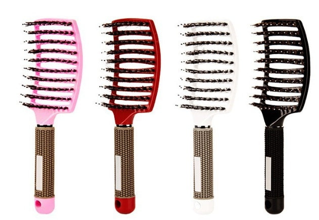 Bristle & Nylon Hair Brush for Detangling and Scalp Massage