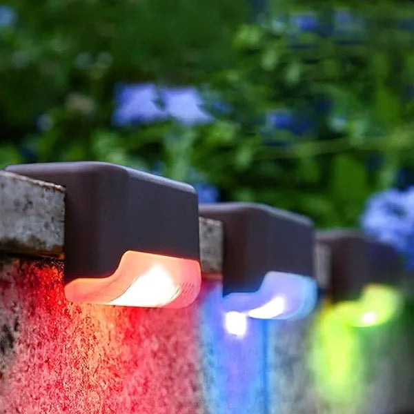 32 Pack Solar Deck Lights Waterproof LED Outdoor Step Lighting