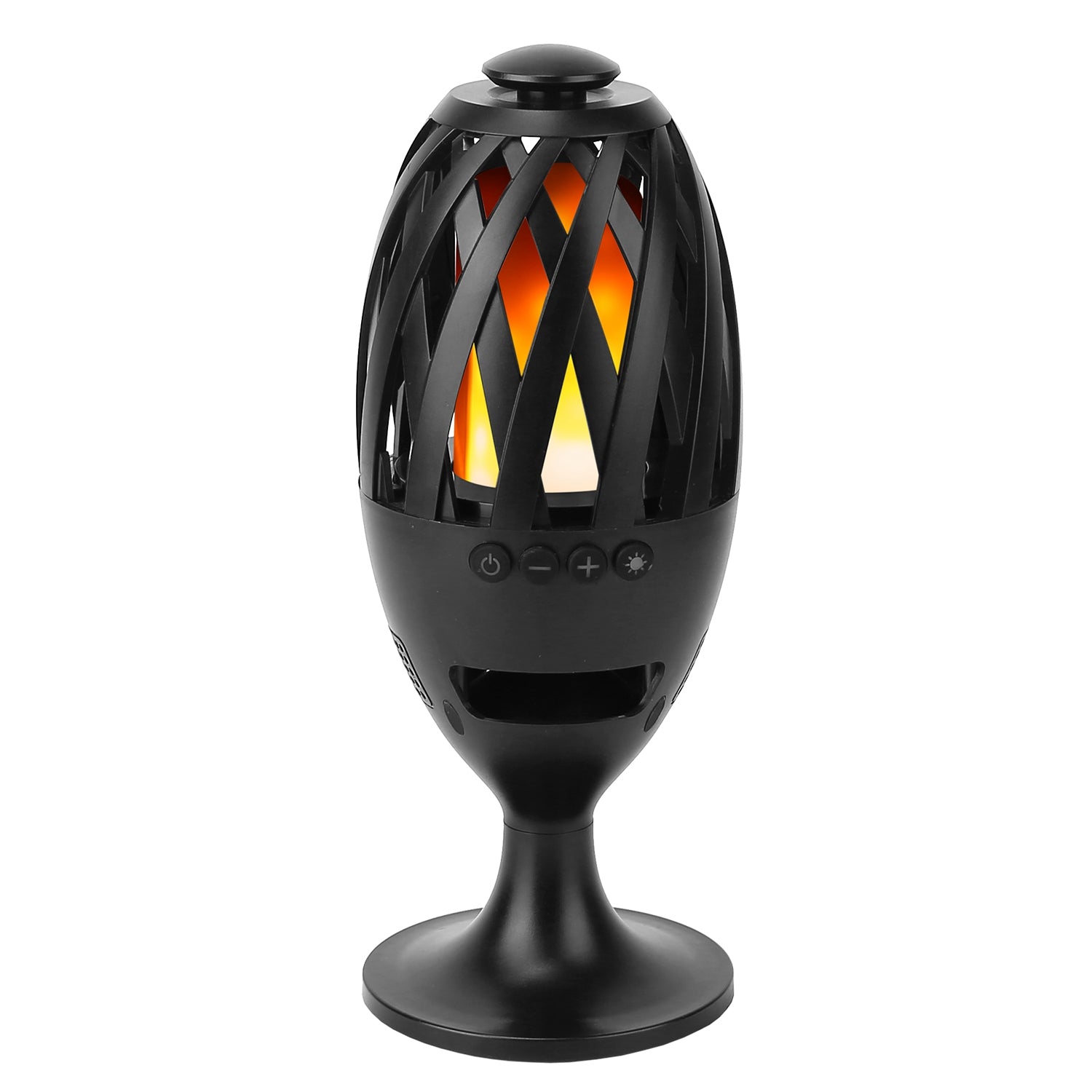 LED Flame Bluetooth Speaker Waterproof Outdoor Torch Light Bass
