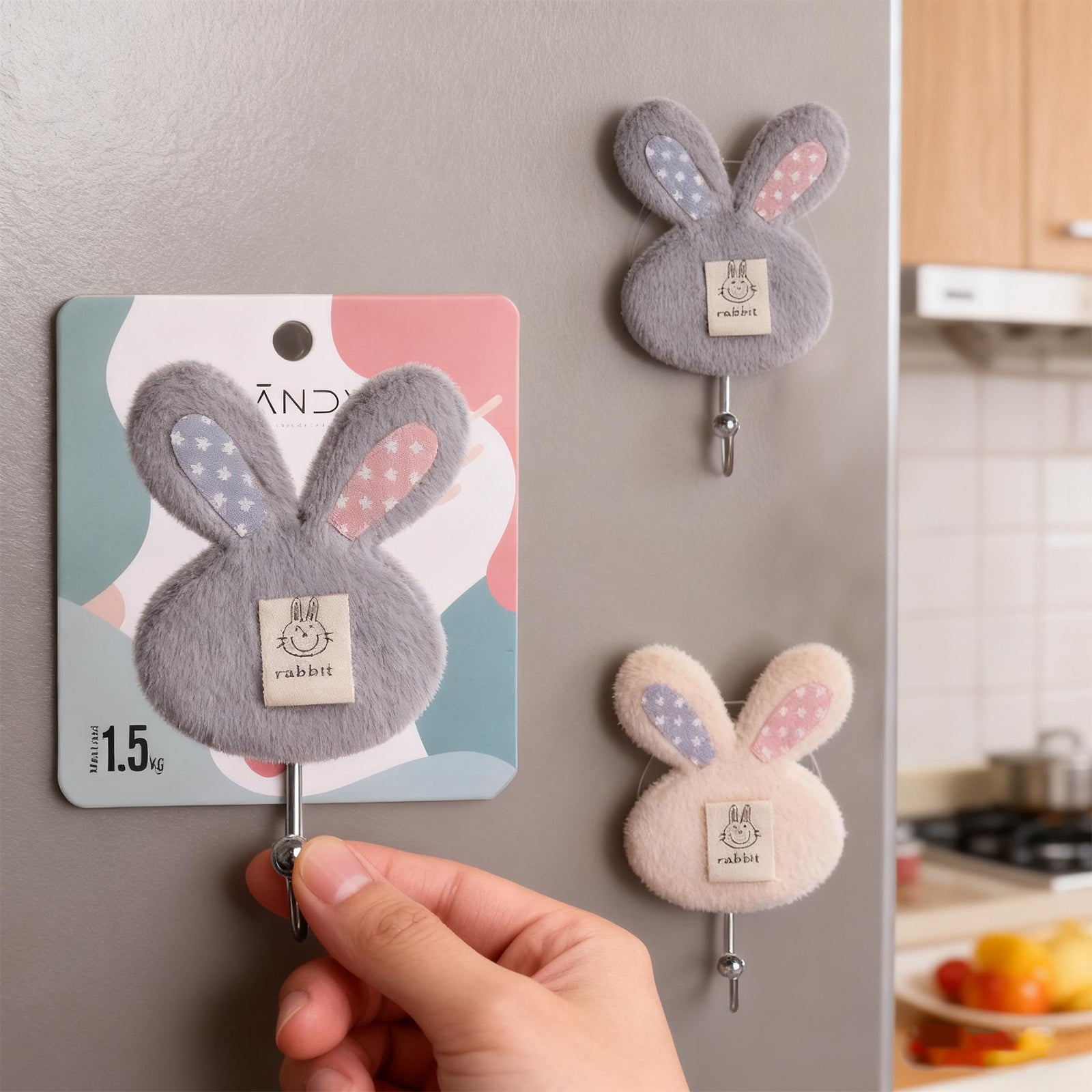 Bunny Suction Cup Hook Cute Wall Hook Random Color