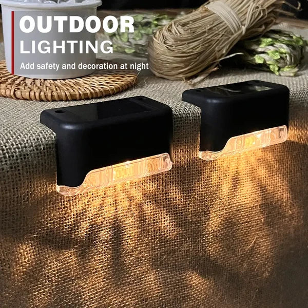 Solar Outdoor LED Step Lights 16/32PCS Garden Pathway Lighting