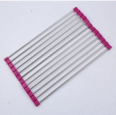 Folding Stainless Steel Kitchen Sink Rack