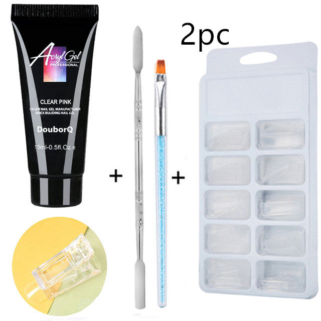 DIY Nail Polish Art for Nail Extensions