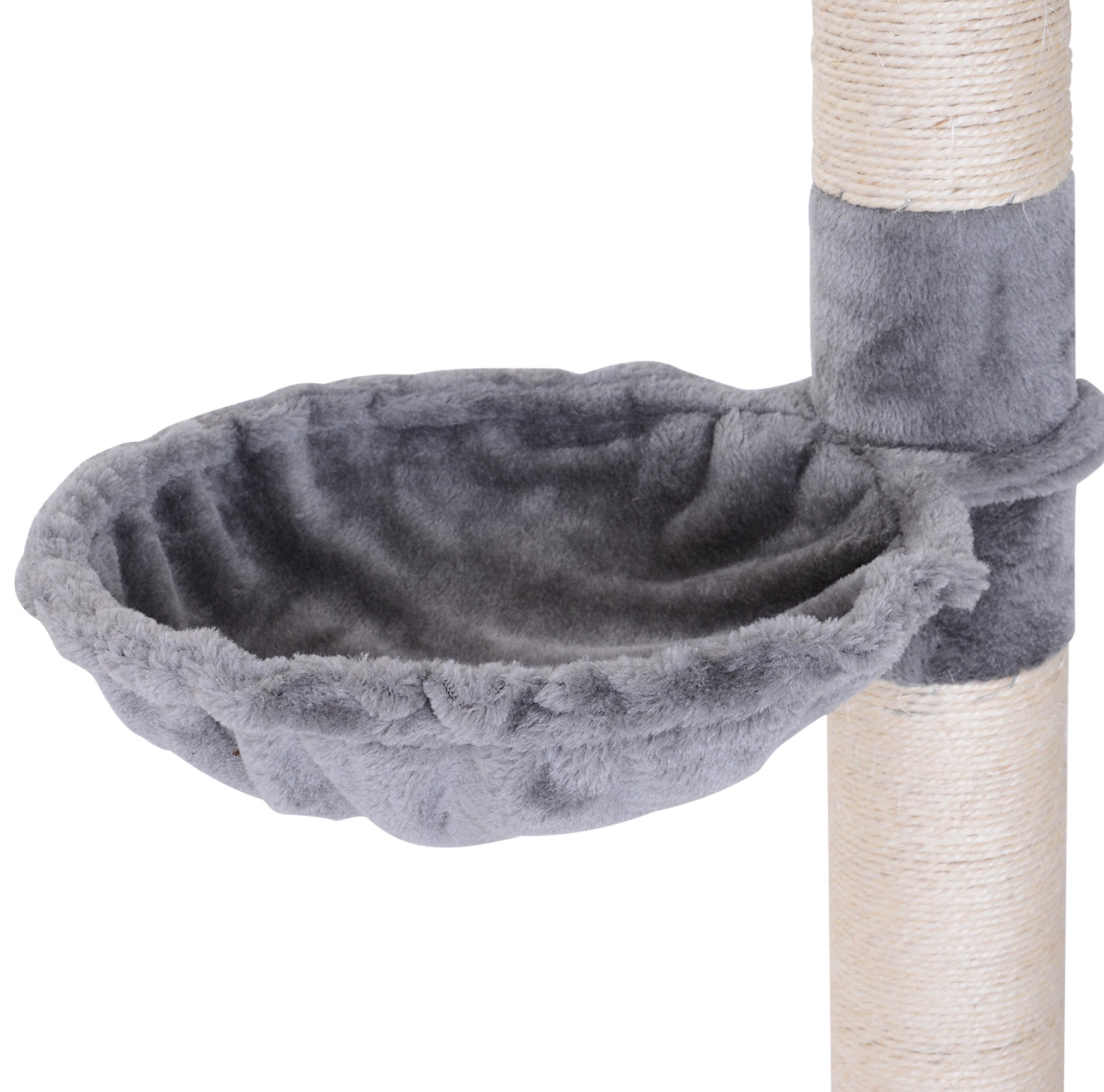 Premium Adjustable Floor to Ceiling Cat Tree with Hammock