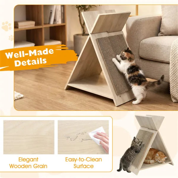 Premium Multi Functional Cat Scratcher with Tunnel and Lounge
