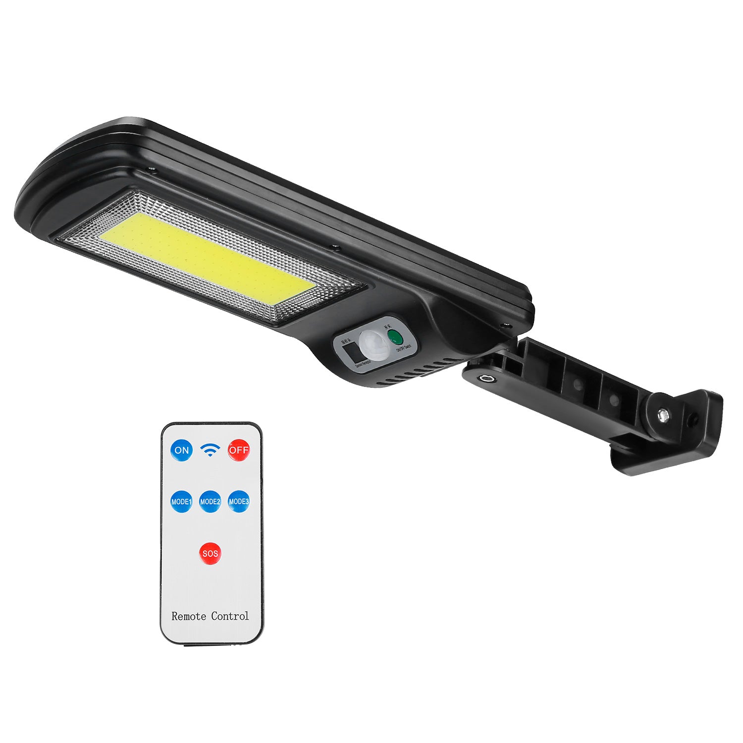 Ultra Bright Solar Motion Sensor Wall Light Remote Control LED