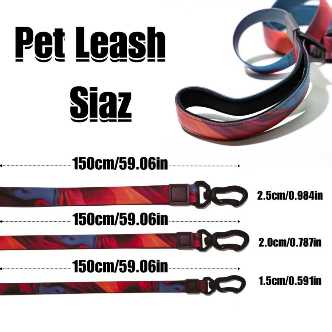 Premium Waterproof PVC Coated Pet Leash Set Durable Grip Control