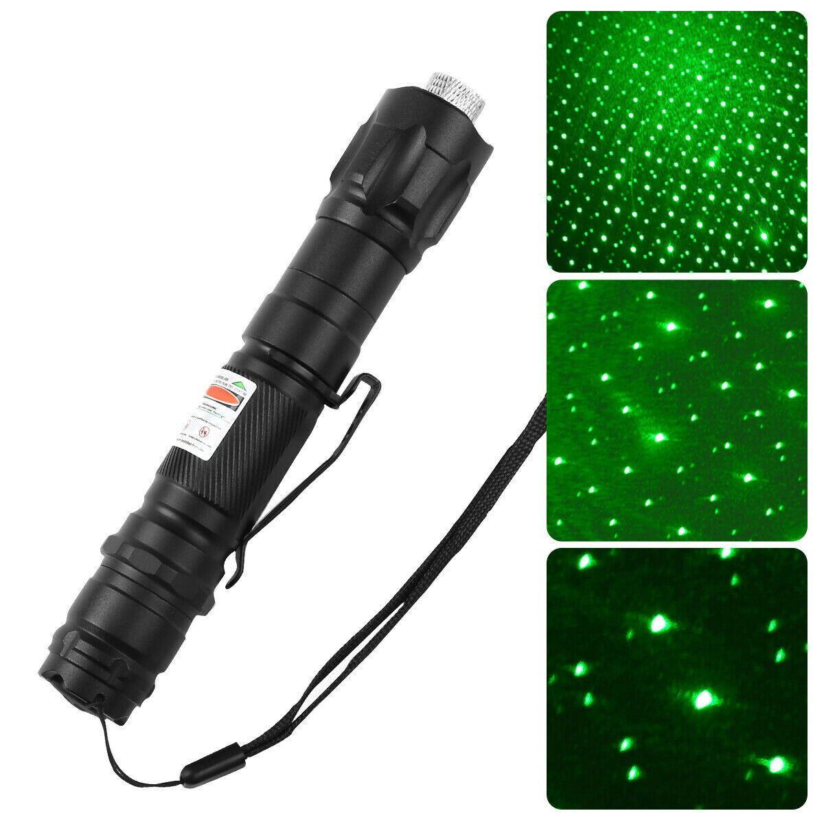 Ultra Bright Green Laser Pointer USB Rechargeable Pen Beam