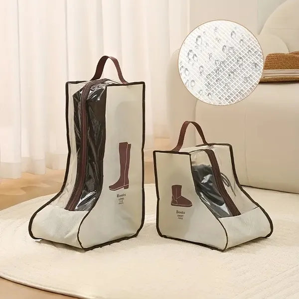 PVC Shoe Storage Bags Transparent Dustproof Travel Organizer Set