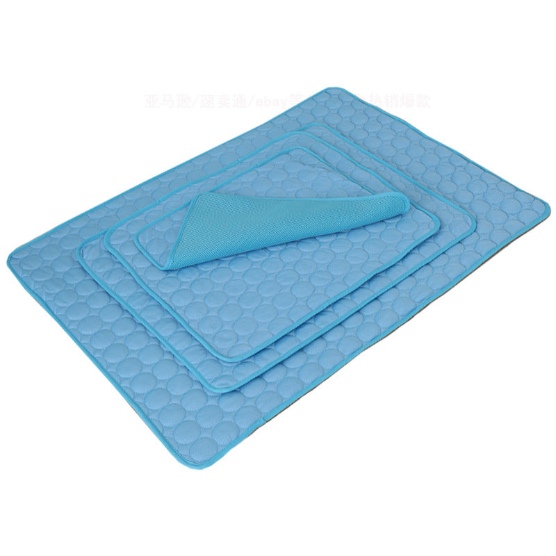 Premium Dog Cooling Mat Summer Pet Ice Pad Durable Comfort Bed
