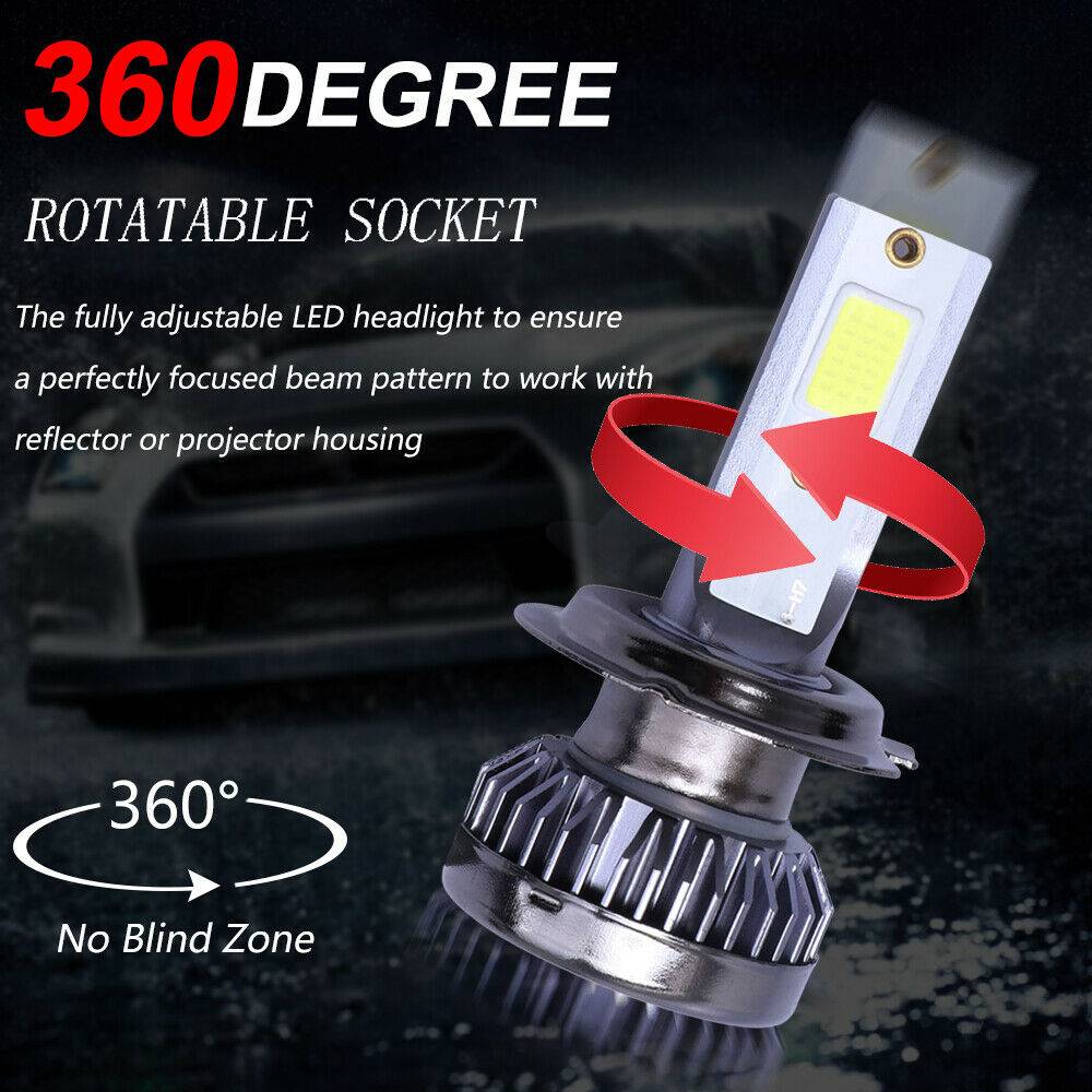 Ultra Bright H7 LED Headlight Kit Super Blue High Performance