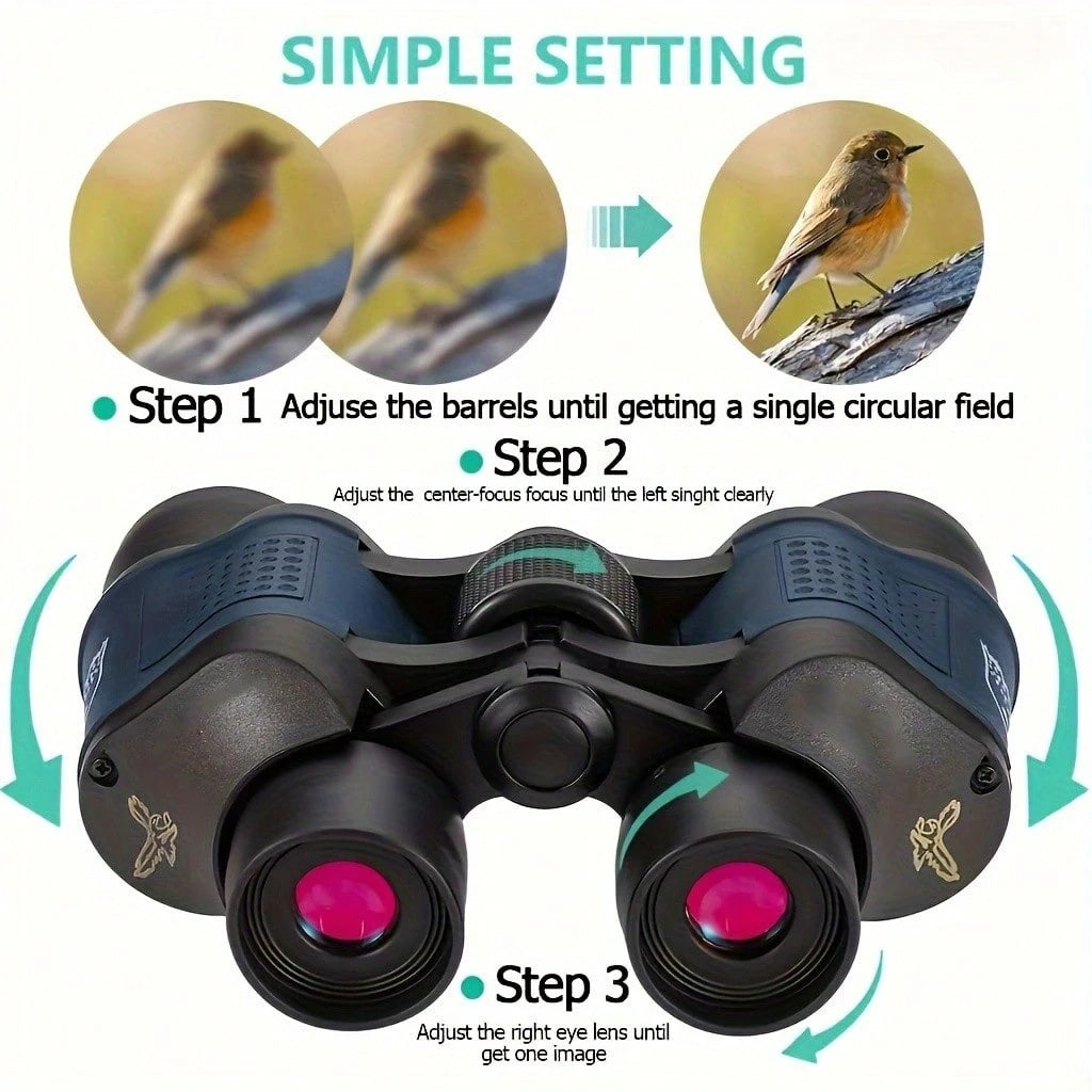 High Power Night Vision Telescope with Clear Long Distance View