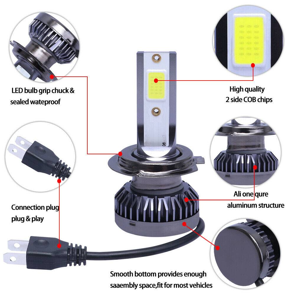 Ultra Bright H7 LED Headlight Kit Super Blue High Performance