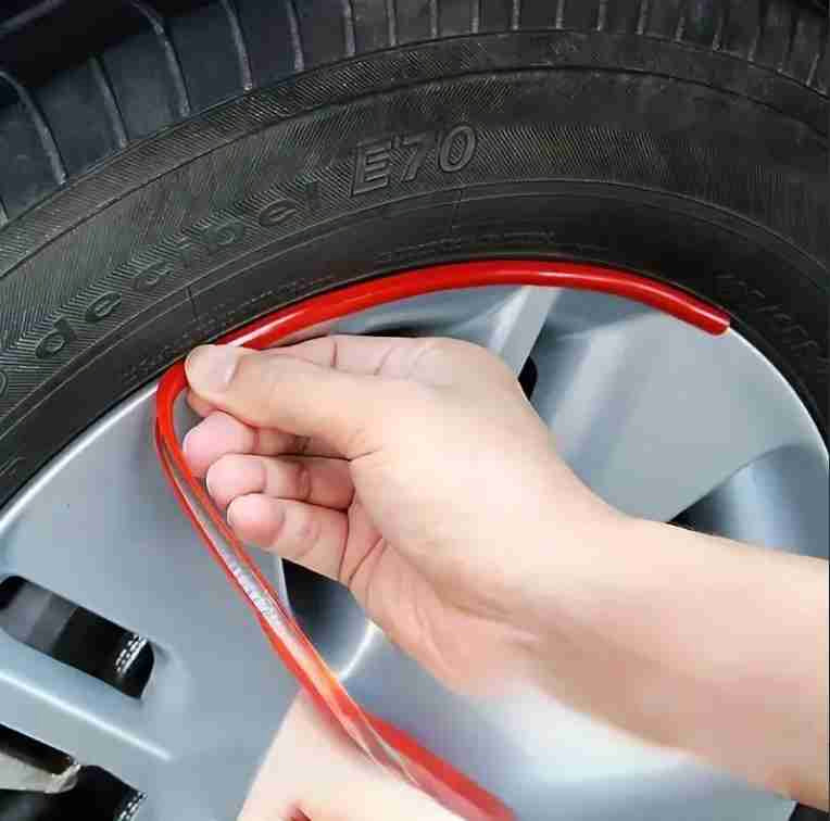 High-Visibility Reflective Rim Stripe Stickers for Safety & Style