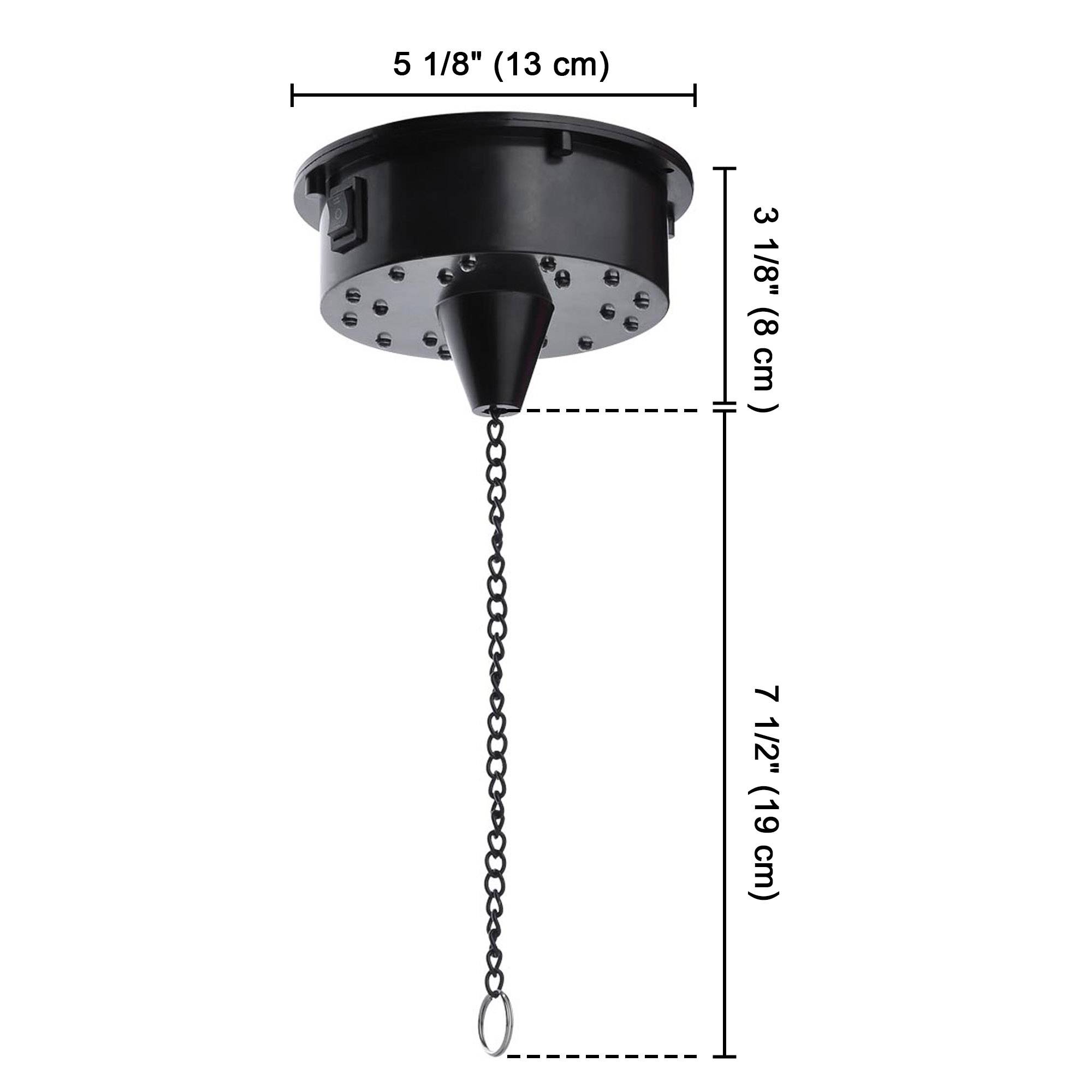 Powerful Disco Ball Motor RGB LED Rotating Light Sound Active