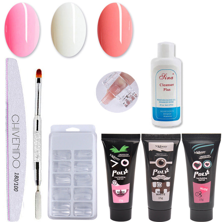 Solid Nail Extension Glue Set for Professional Nail Art