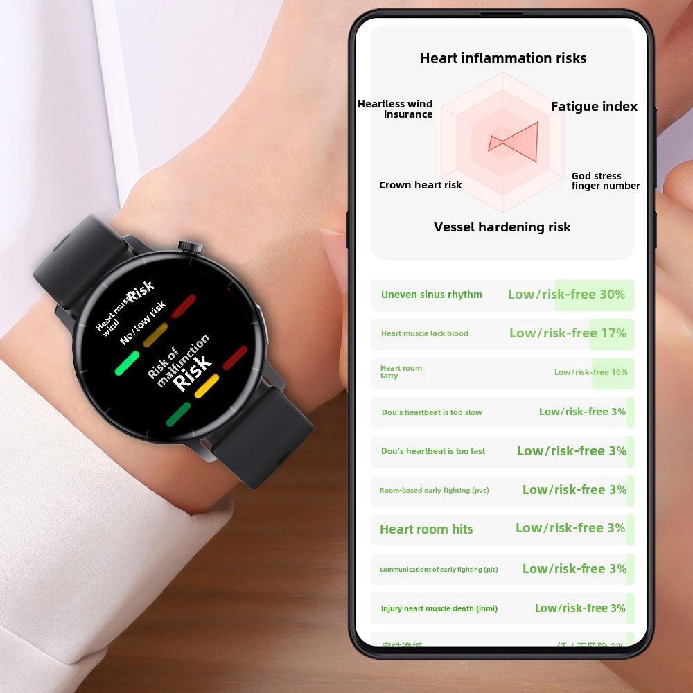 Smartwatch with Non-Invasive Glucose, ECG & Advanced Health Monitoring
