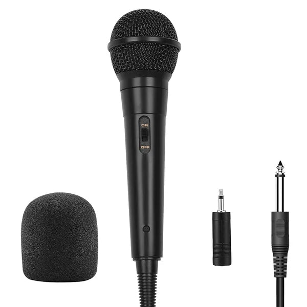 Handheld Wired Microphone Cardioid Dynamic Vocal Mic 13ft Cable