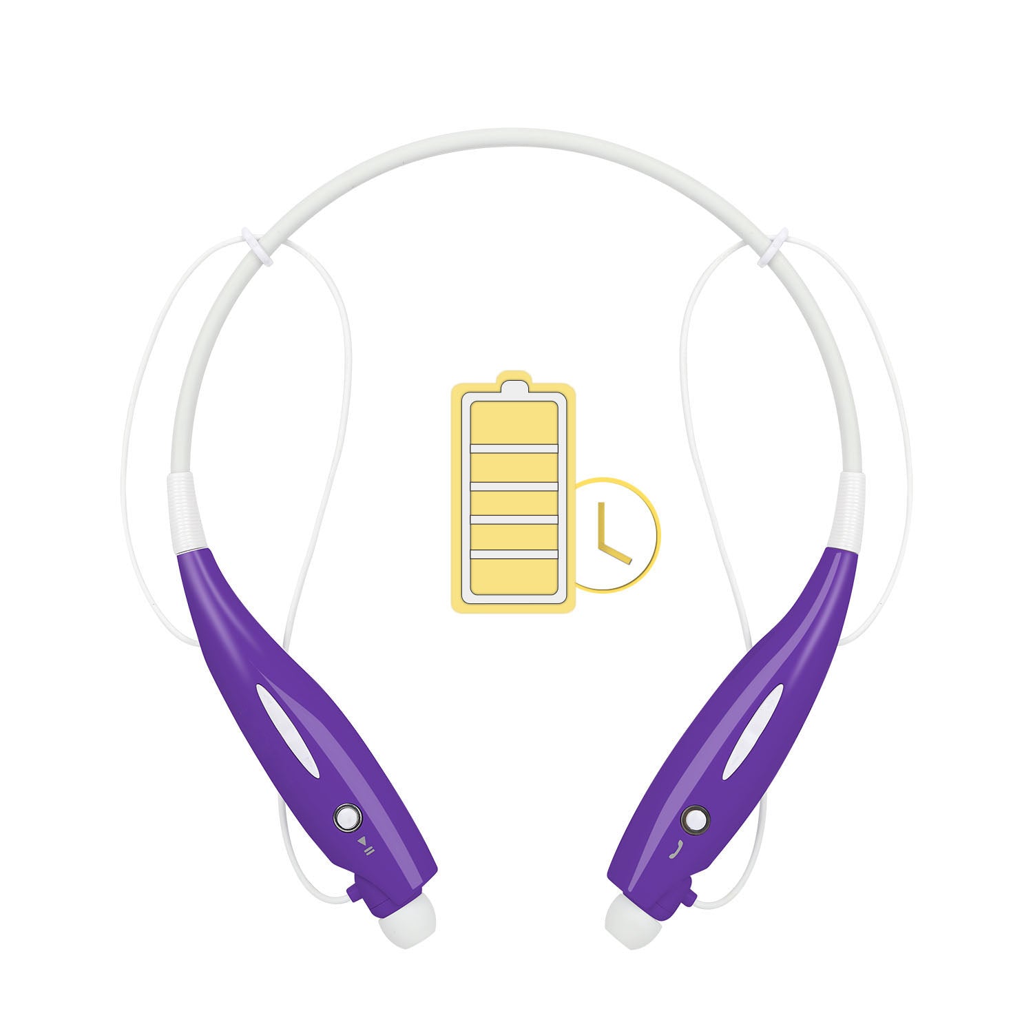 Wireless Neckband Headphones Sport Magnetic Earbuds