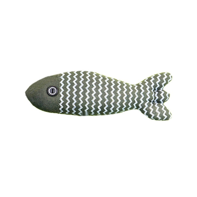 Premium Cat Mint Fish Toy for Interactive Play and Dental Care