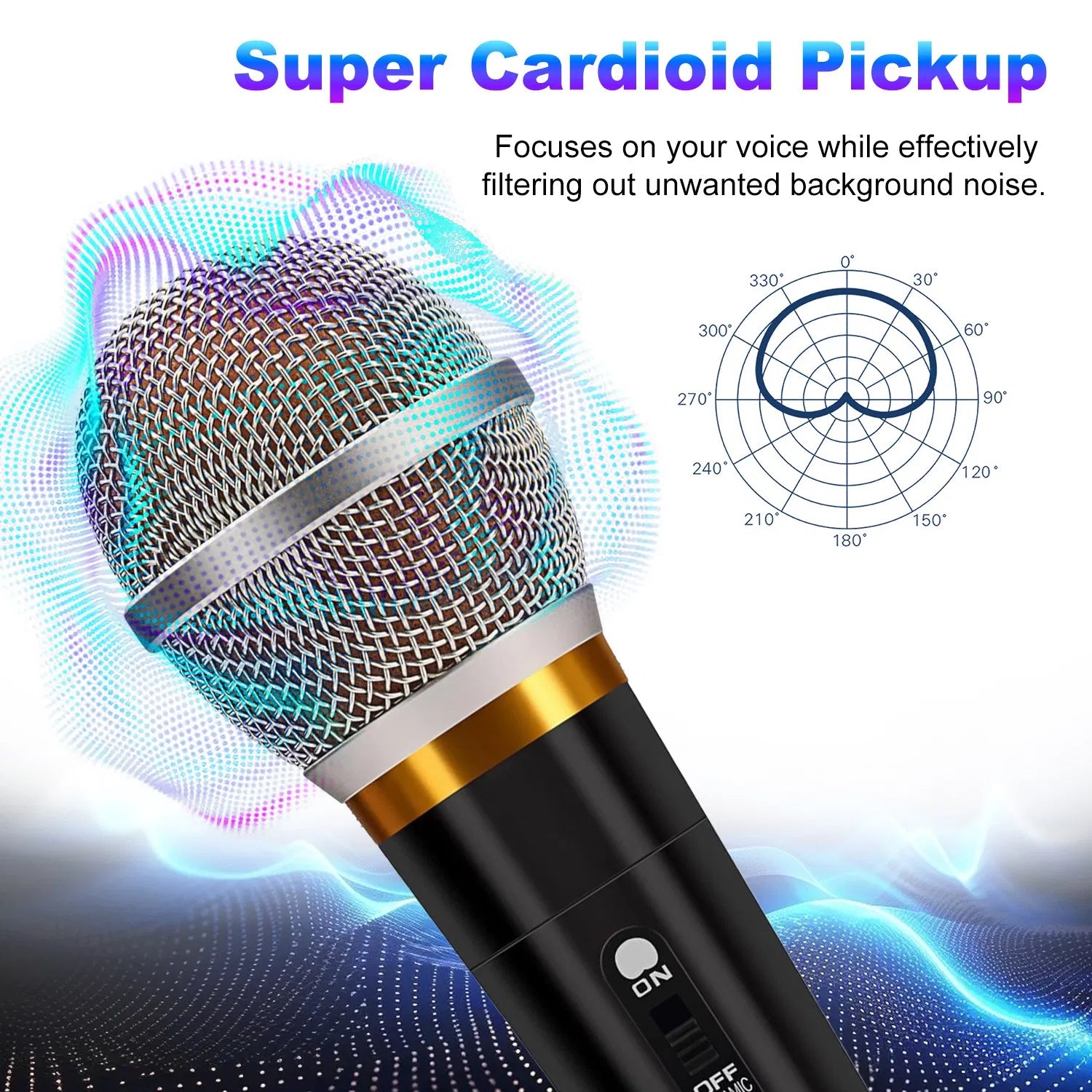 Handheld Dynamic XLR Microphone Cardioid Vocal Studio Mic