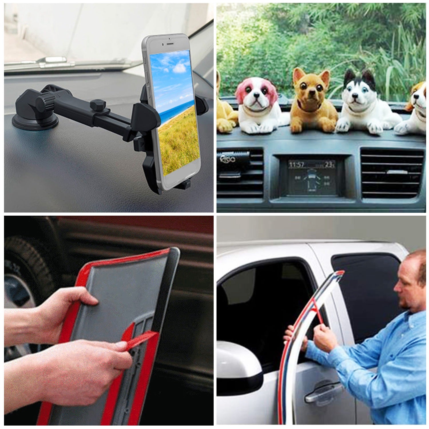 4PCS Heavy Duty Car Double Sided Mounting Tape 9.8FT Rolls