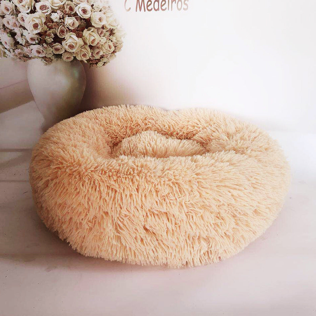 Luxury Plush Pet Nest Soft Warm Cozy Bed for Dogs & Cats