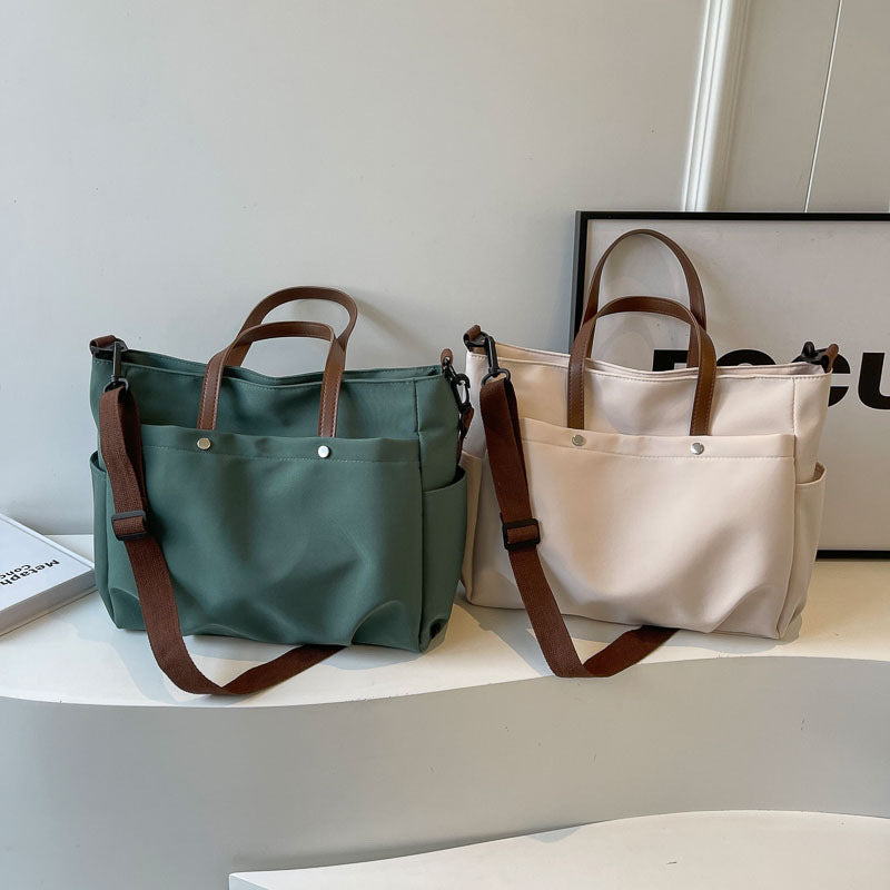 Fashion Casual Simple Shoulder Bag Large Capacity Everyday Tote for Women