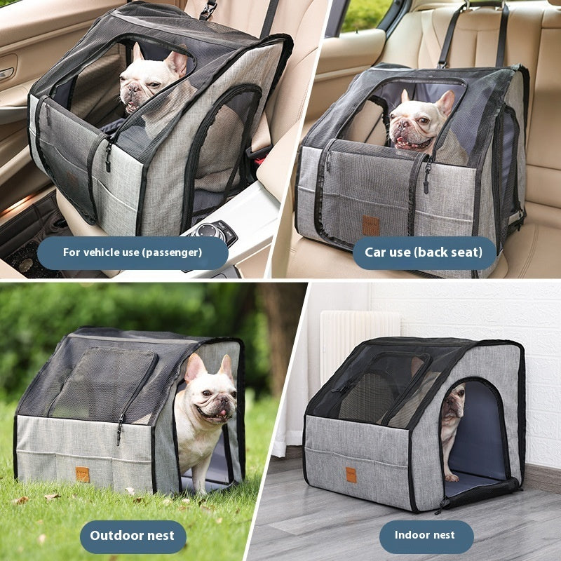 Ultimate Portable Foldable Waterproof Pet Car Mat Durable Travel Solution